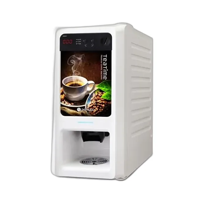 티타임 믹스커피 자판기 VEN 502 원료통 : 2개(1,350g)컵수용량 : 55개(6.5oz 기준)